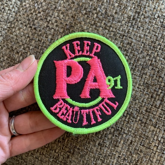 Vintage 90s patch, Keep PA beautiful - Picture 1 of 3